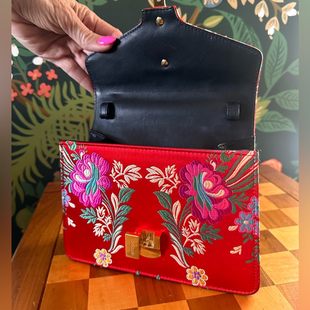 GUCCI LIMITED EDITION Mini Sylvie Floral Jacquard Top Handle Bag - Picture 4 of 12